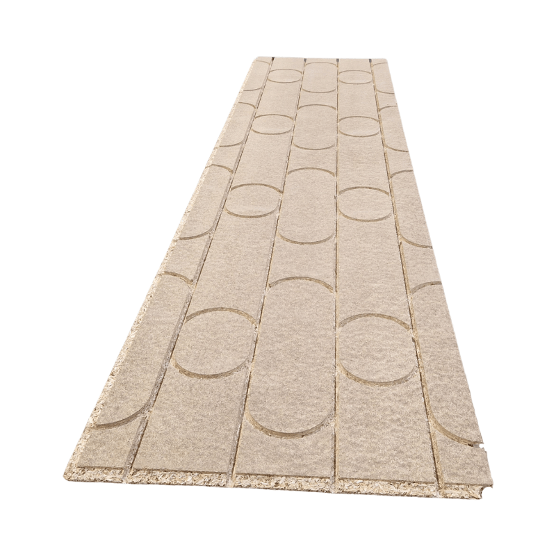 22mm Tekwarm Routed Chipboard UFH Panels | 2400mm x 600mm | 150mm Centre for 12mm Pipe BM005905