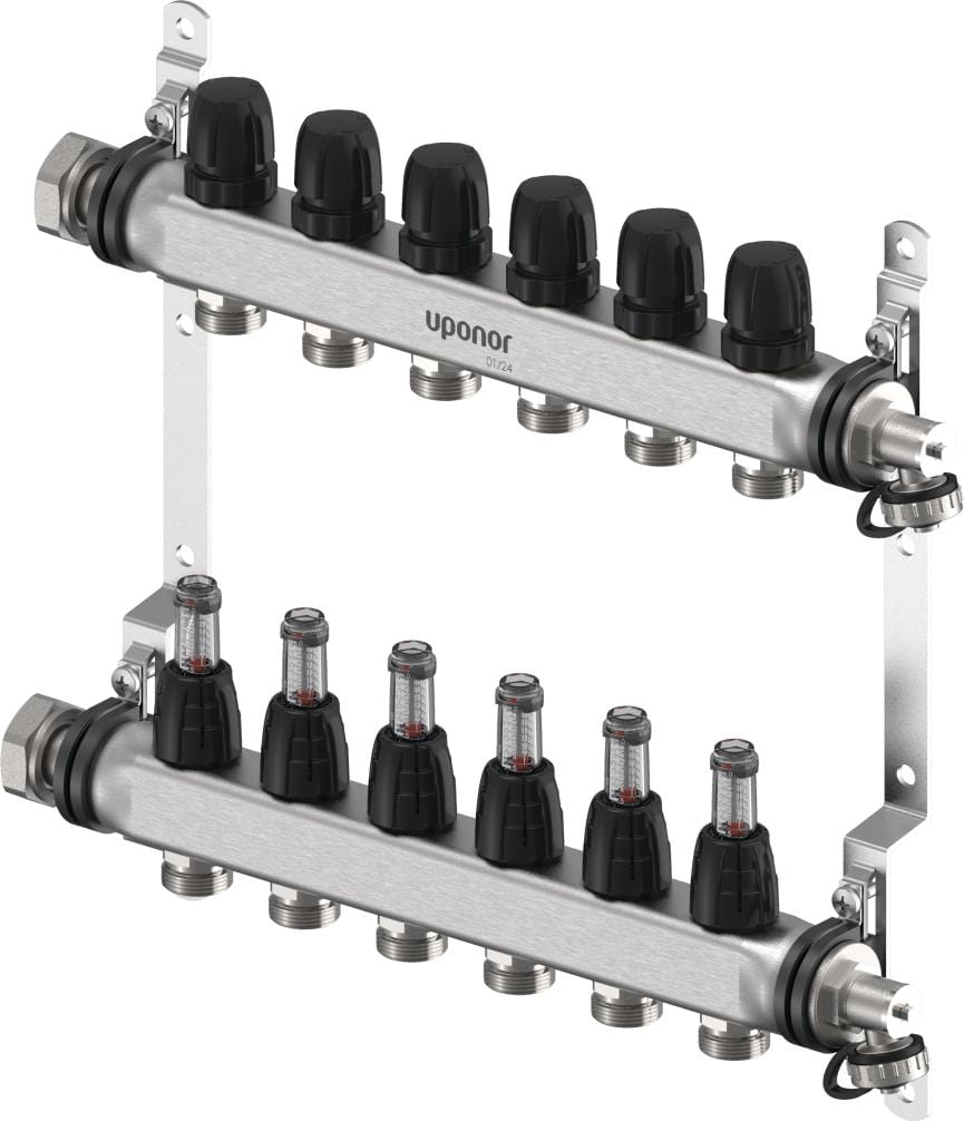 6 Port Uponor Vario S manifold FM | 1140837 BM011289