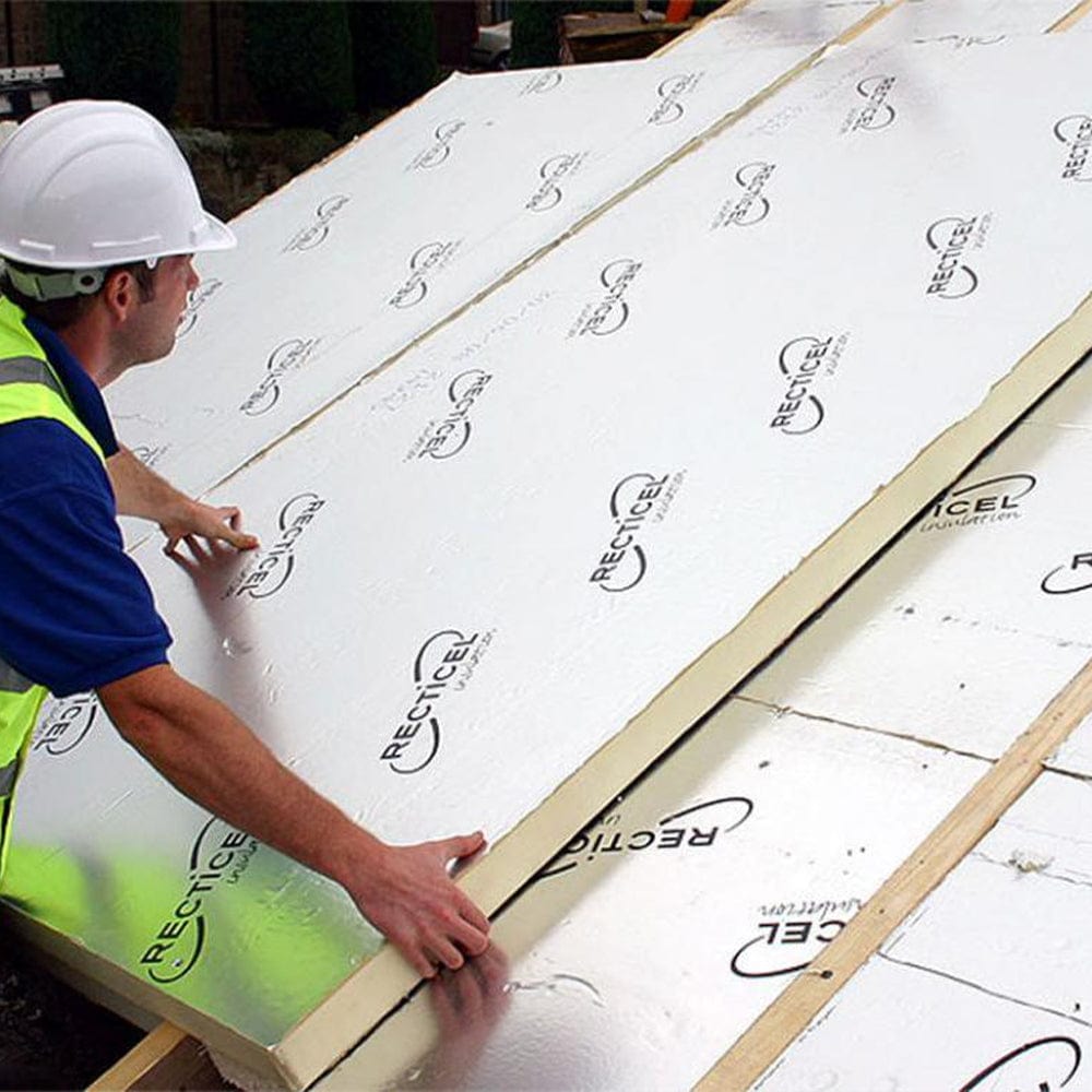 60mm Recticel Eurothane GP PIR Insulation Board | 2400mm x 1200mm BM001052