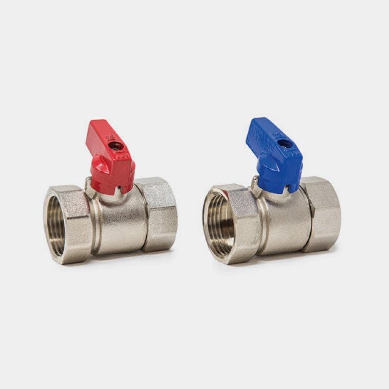 Reliance Ufh Manifold Ball Valves Red+Blue Pair | BVAL450001 BM01496