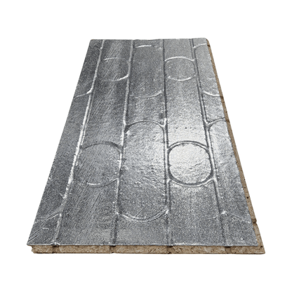 22mm Tekwarm Foiled Routed OSB 1200mm x 600mm | 150mm Centres for 16mm pipe BM011254