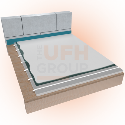 Tekwarm Foiled 400 KPA UFH Board | 1200mm x 600mm x 20mm