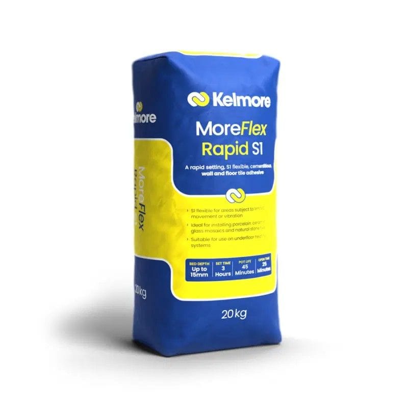 Kelmore Moreflex Rapid S1 Fast Set Adhesive - 20Kg BM009982