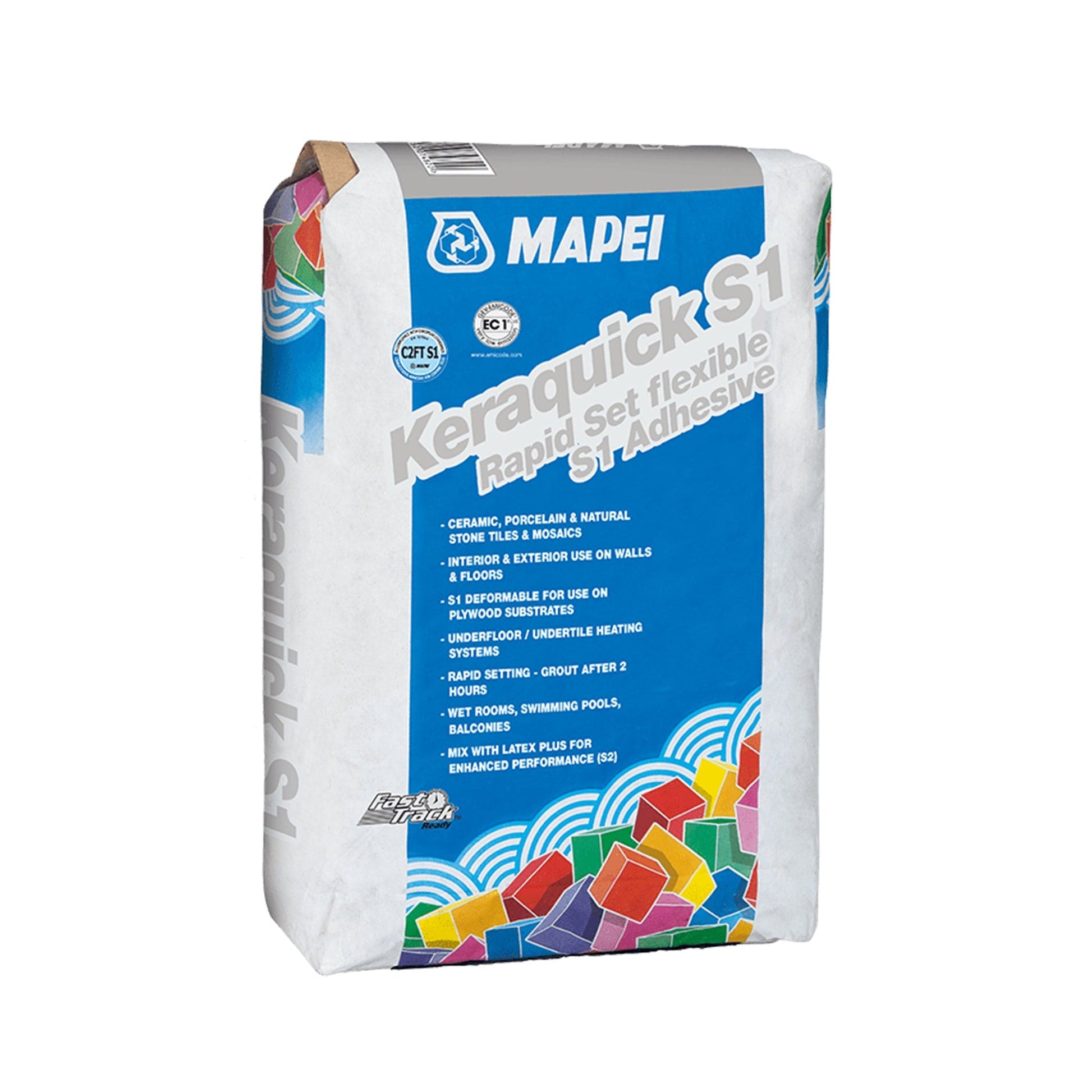 Mapei Keraquick S1 Adhesive Grey 20kg | 012120UK BM01740
