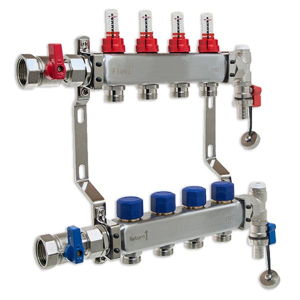 Reliance 1" Ufh Manifold Kit 4 Circuit | MANA452004 BM01489