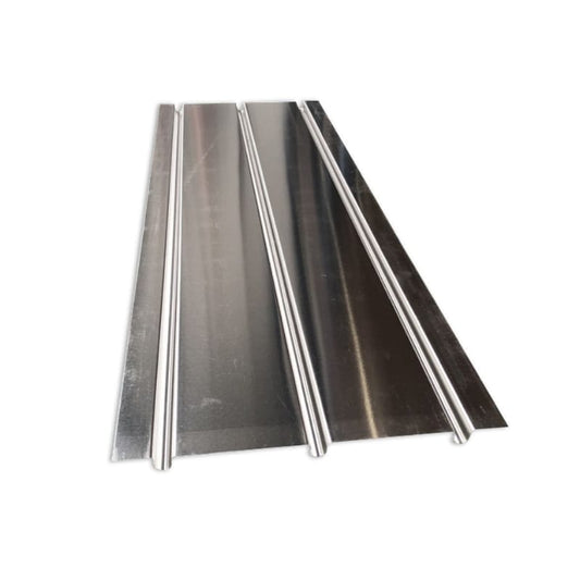Tekwarm Aluminium Spreader Plate | 390mm x 1000mm - 3 Groove @ 150mm Centres BM007180