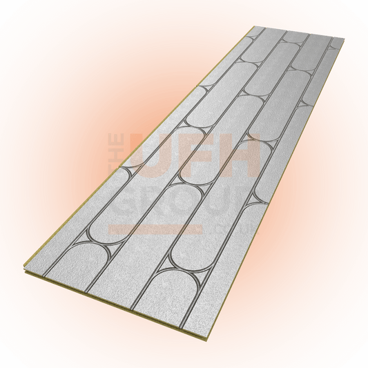 Tekwarm Routed Foil Faced Chipboard UFH Panel | 2400mm x 600mm x 22mm